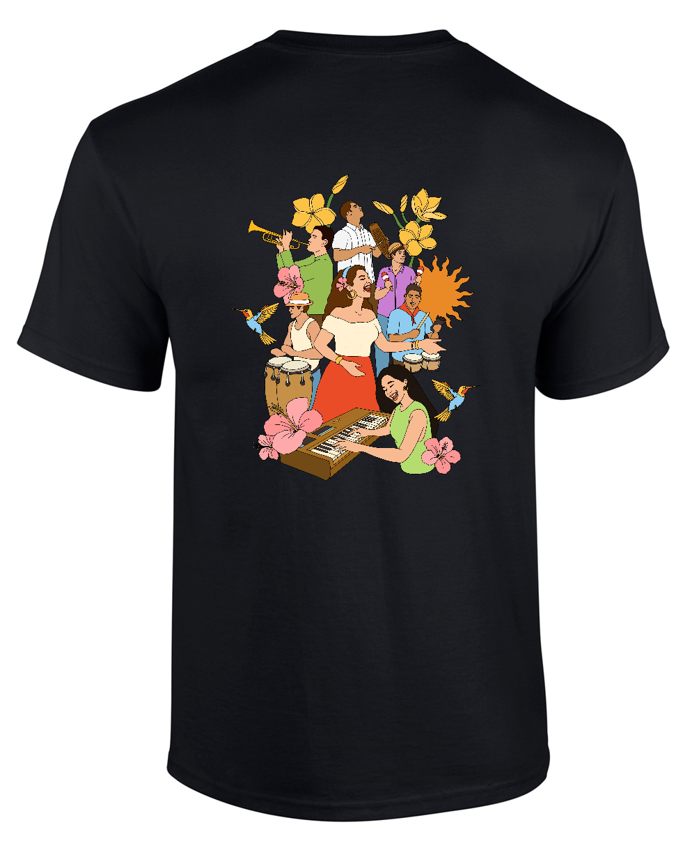 Yambambo x Cactus Under Rainbow Black Limited T-Shirt